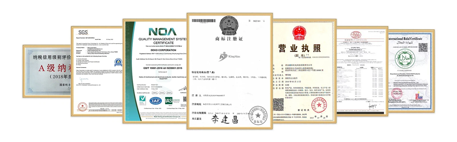 certificates